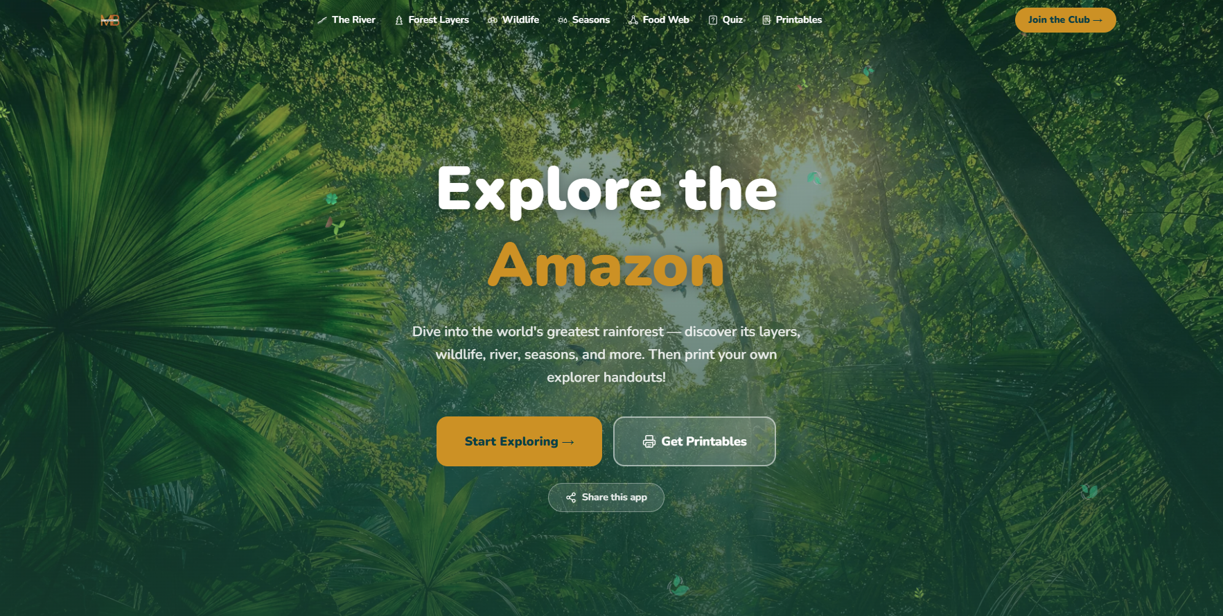 The Amazon Explorer app